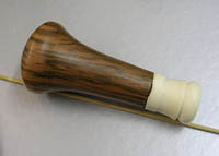 tiger myrtle and tagua ready made handle