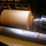 11. Parting down to the bead